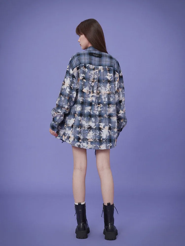 Plaid casual shirt【s0000008893】