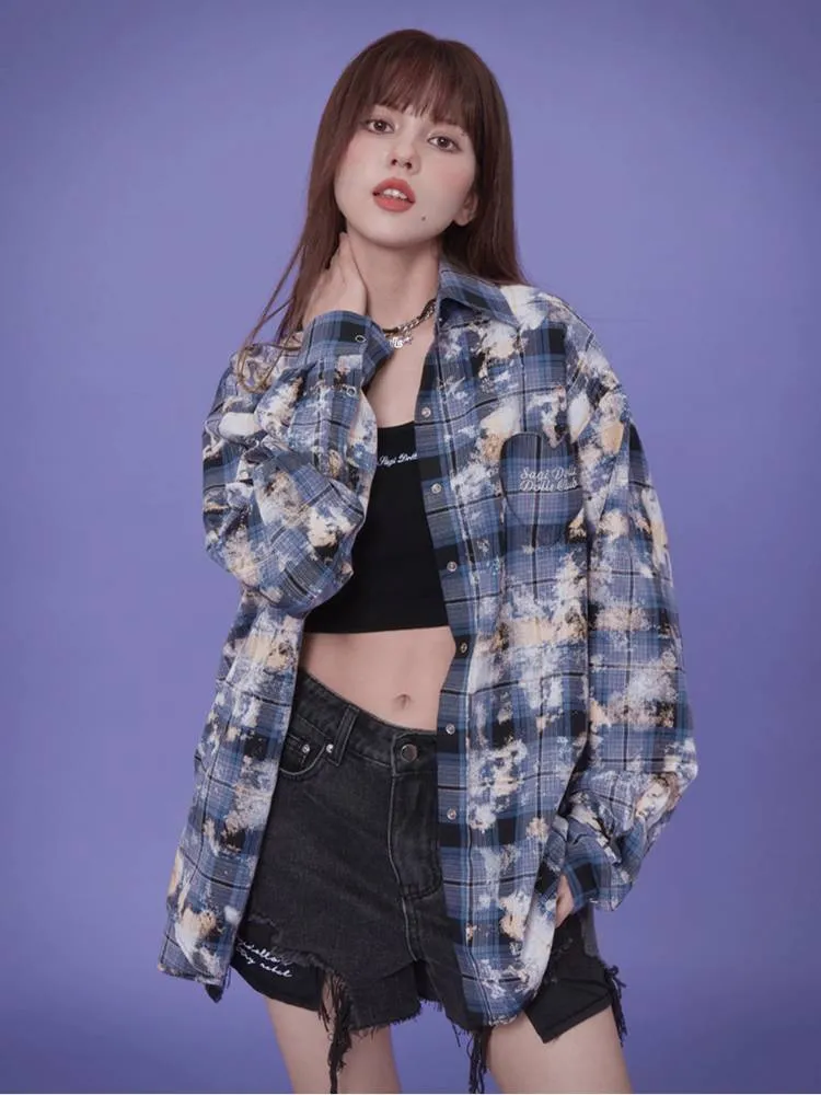 Plaid casual shirt【s0000008893】