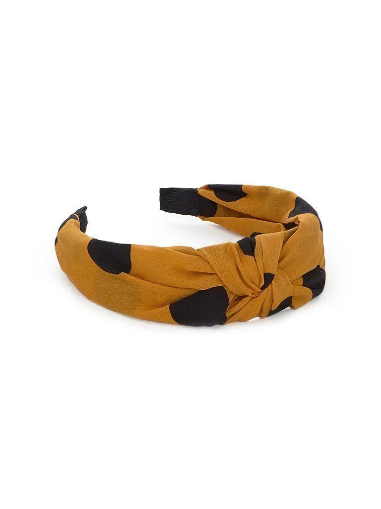 Polka Dot Knot Headband