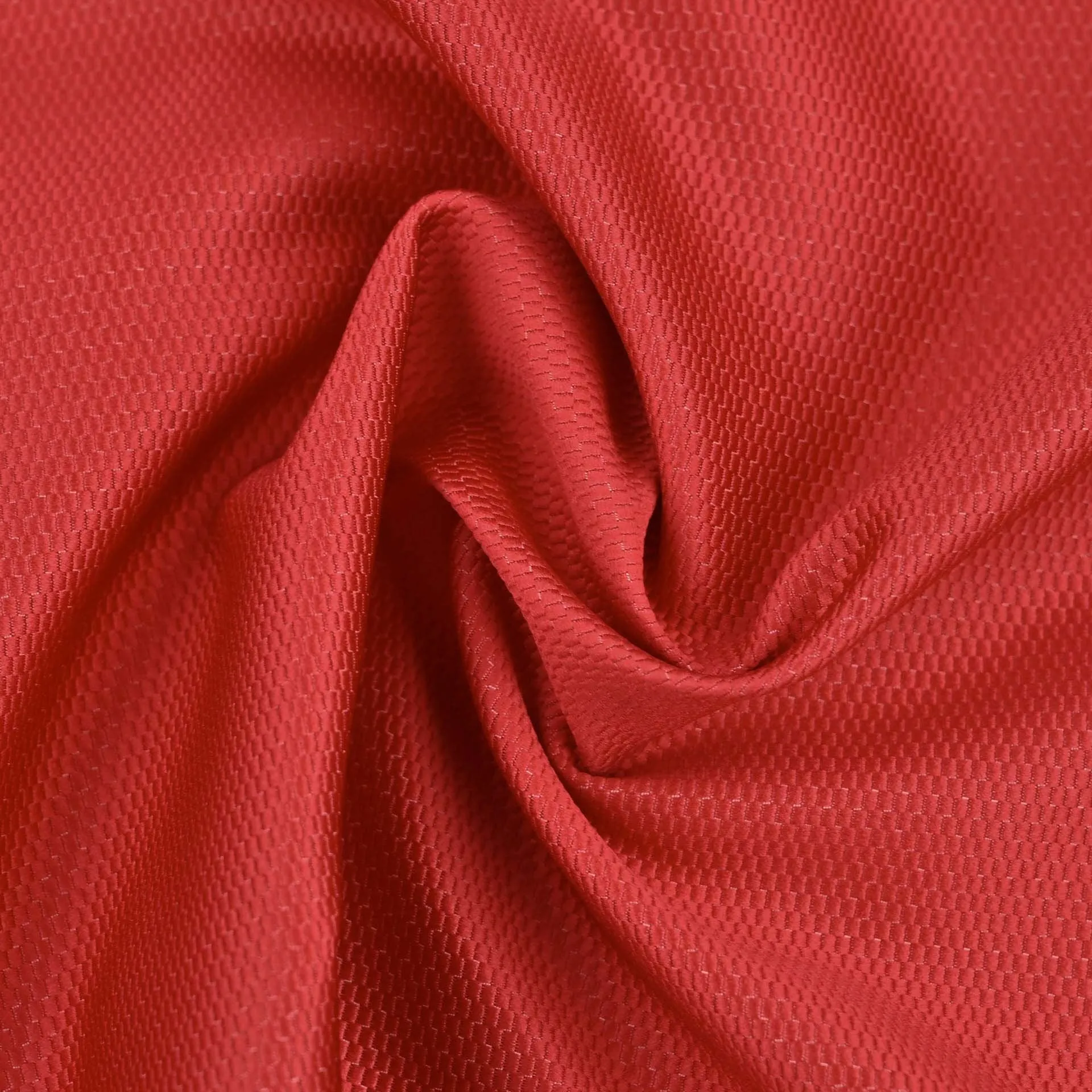 Red Micro Jacquard Fabric 96868