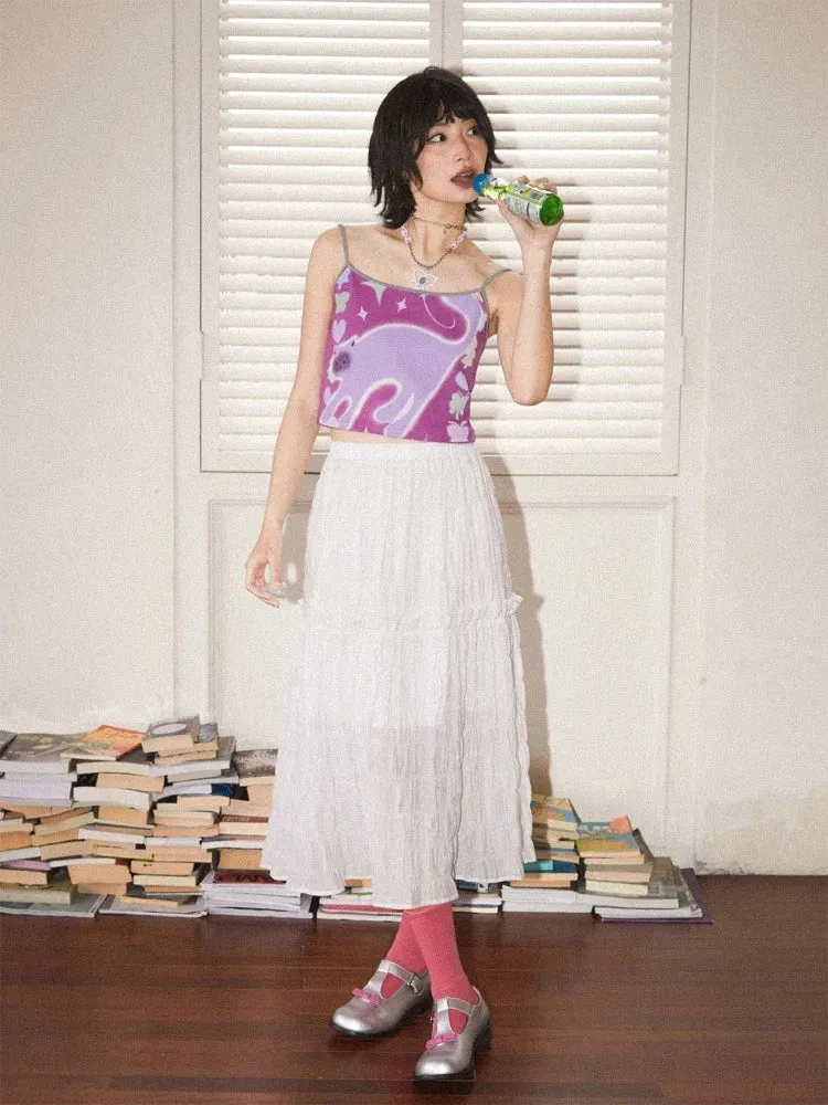 Summer print casual camisole【s0000007799】