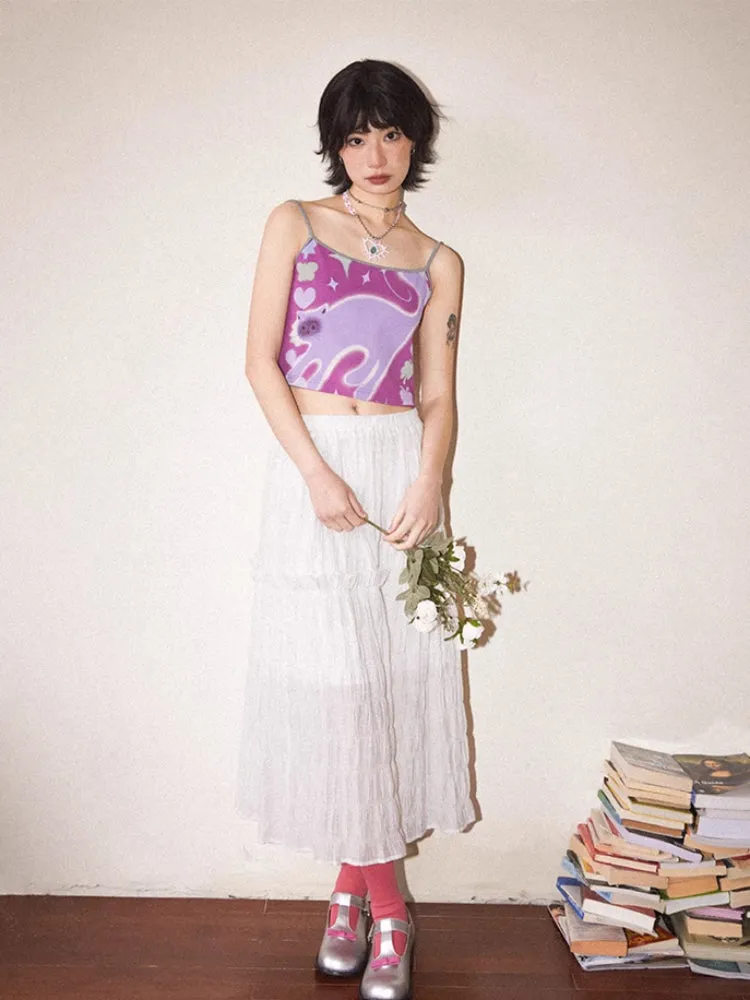 Summer print casual camisole【s0000007799】