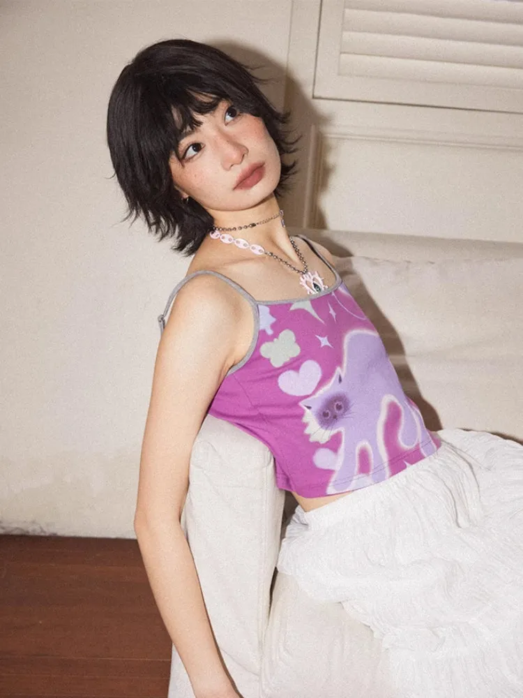 Summer print casual camisole【s0000007799】