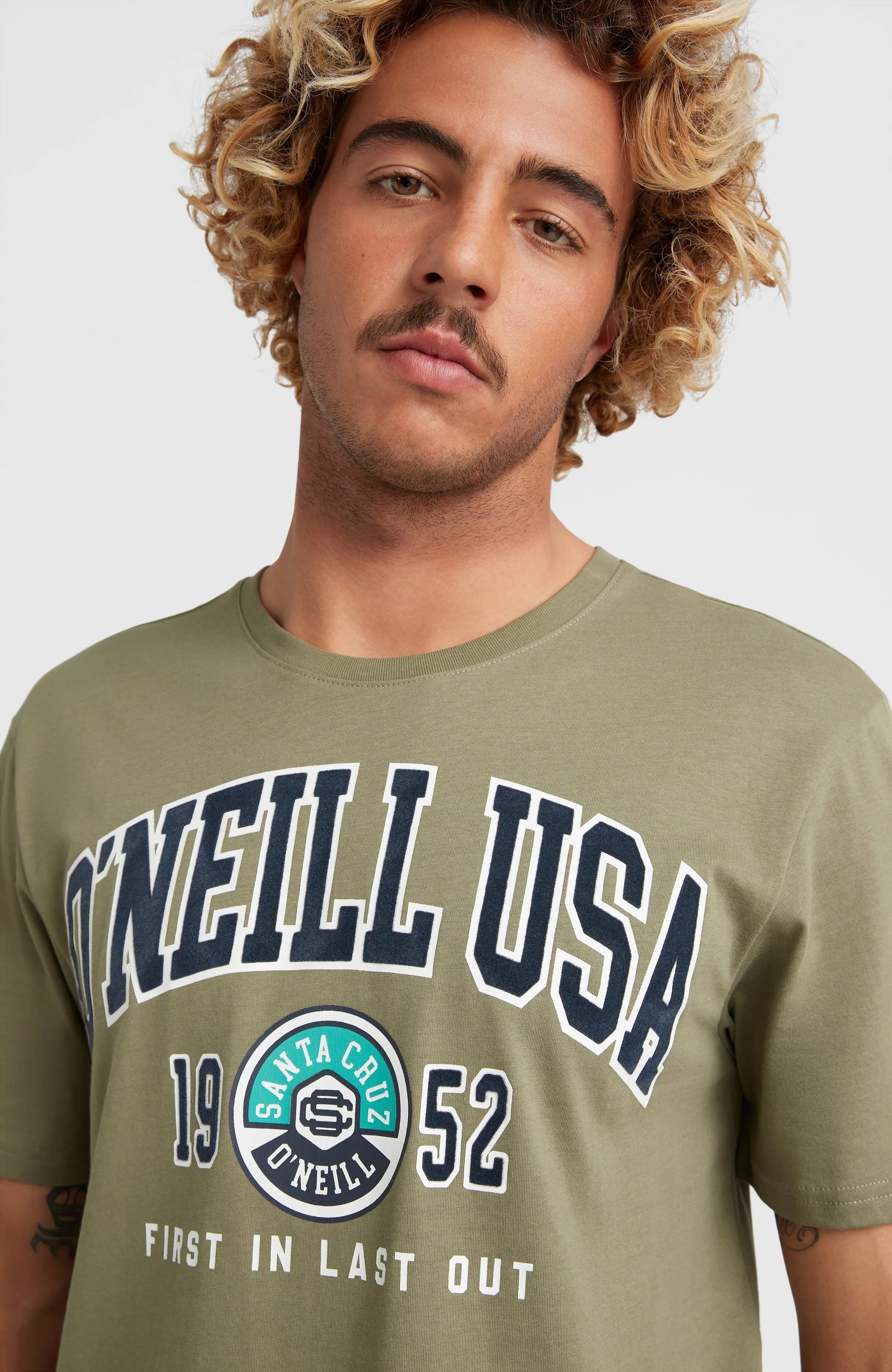 Surf State T-Shirt | Deep Lichen Green