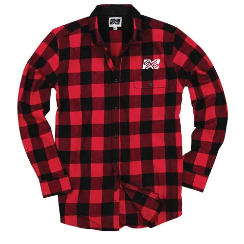SXS Burly Red Winter Flannel