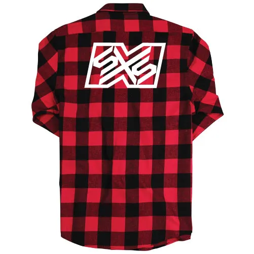 SXS Burly Red Winter Flannel