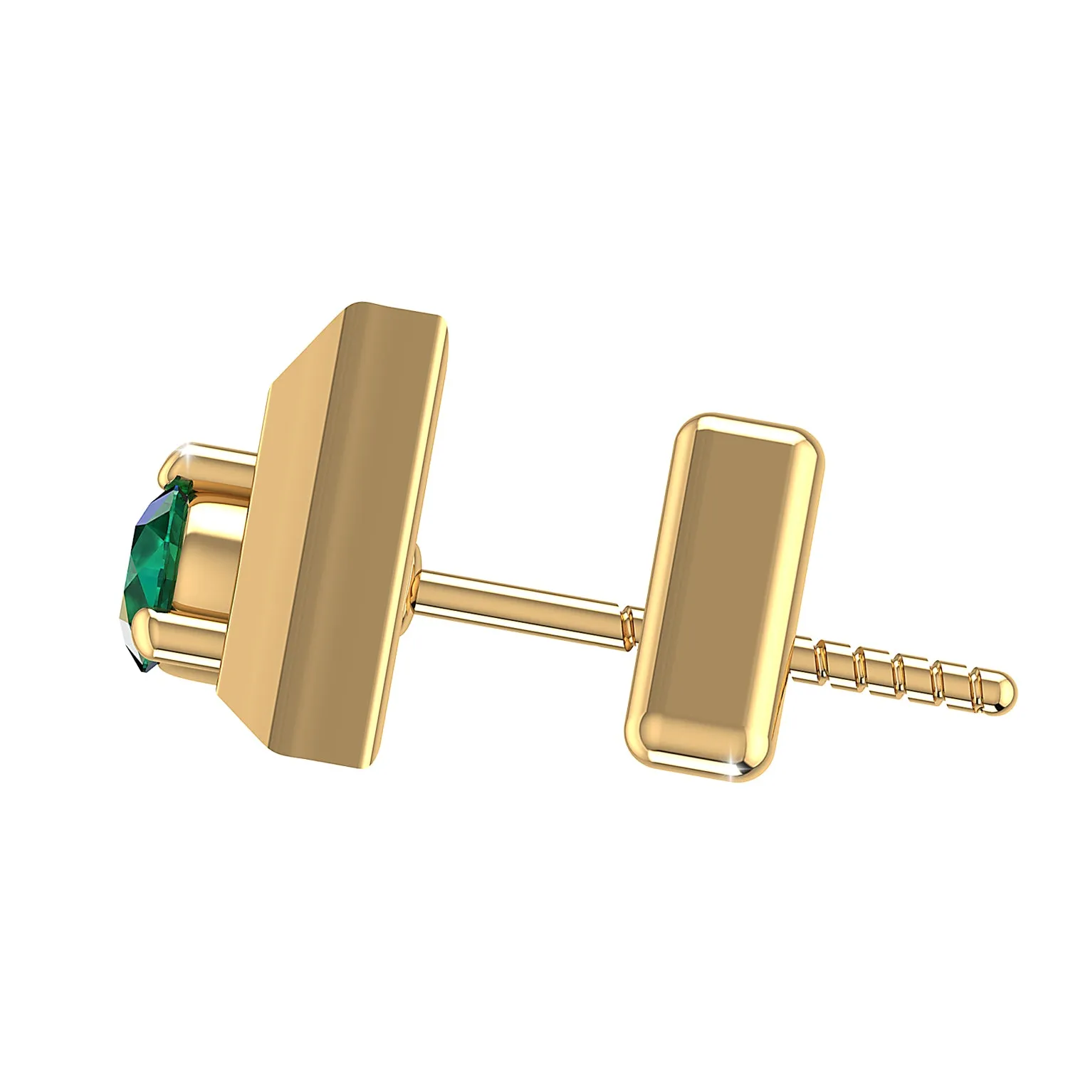 THE GREEN PYRAMID MEN'S STUD