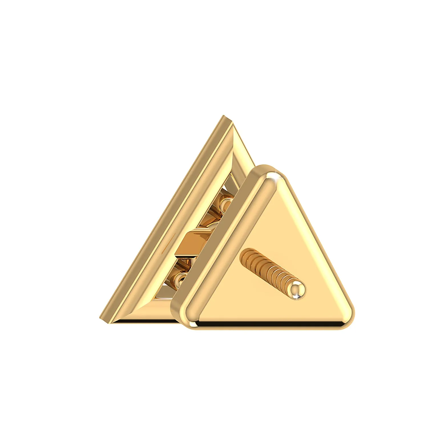 THE GREEN PYRAMID MEN'S STUD