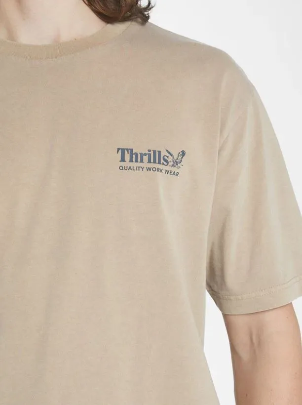 THRILLS WORKWEAR OVERSIZE FIT TEE