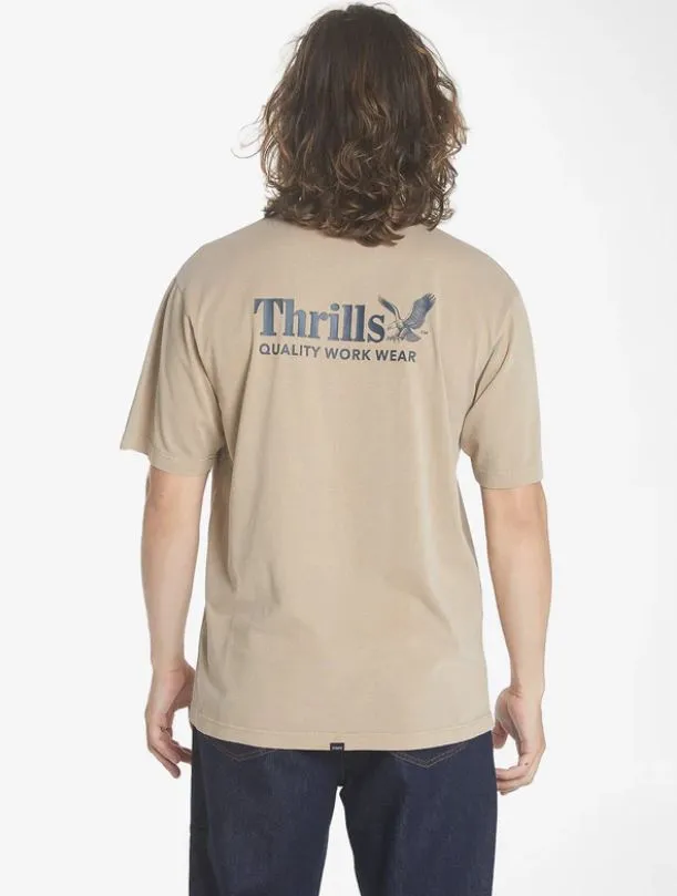 THRILLS WORKWEAR OVERSIZE FIT TEE