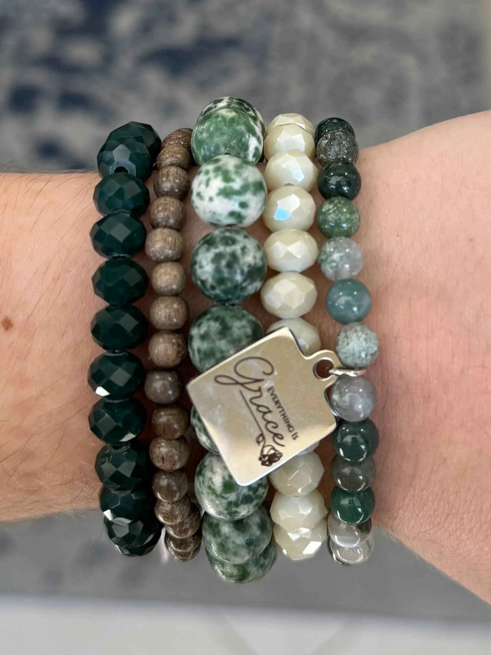 Tree Agate 10mm Bracelet