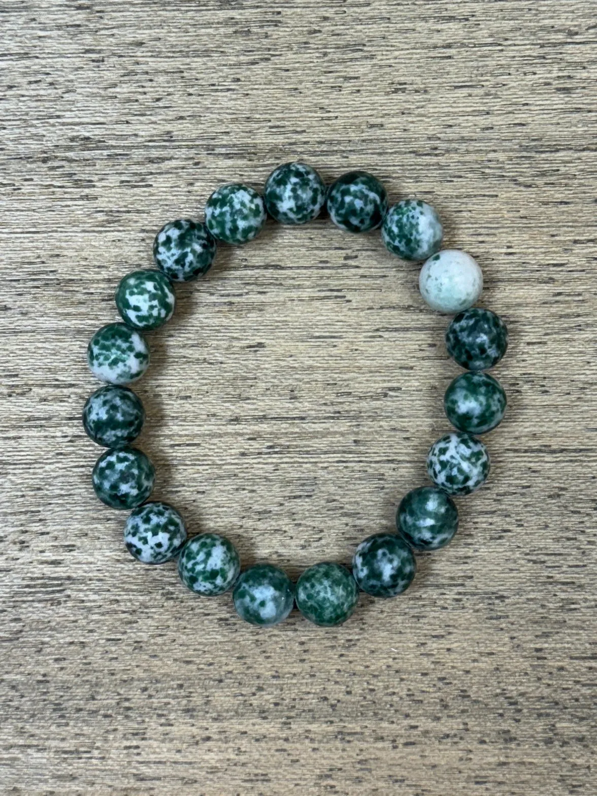 Tree Agate 10mm Bracelet