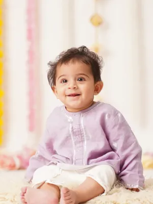 Vasant - Baby Boy Kurta Dhoti Set | Purple