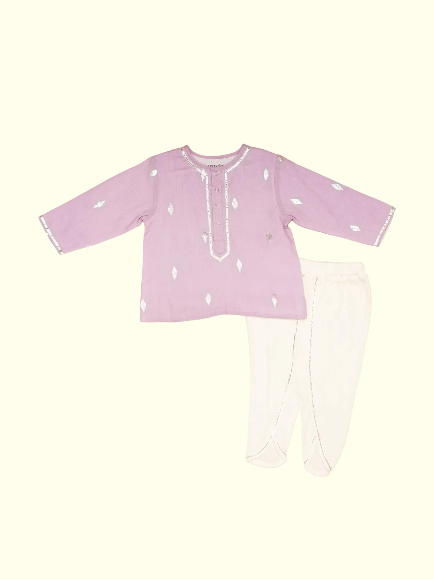 Vasant - Baby Boy Kurta Dhoti Set | Purple