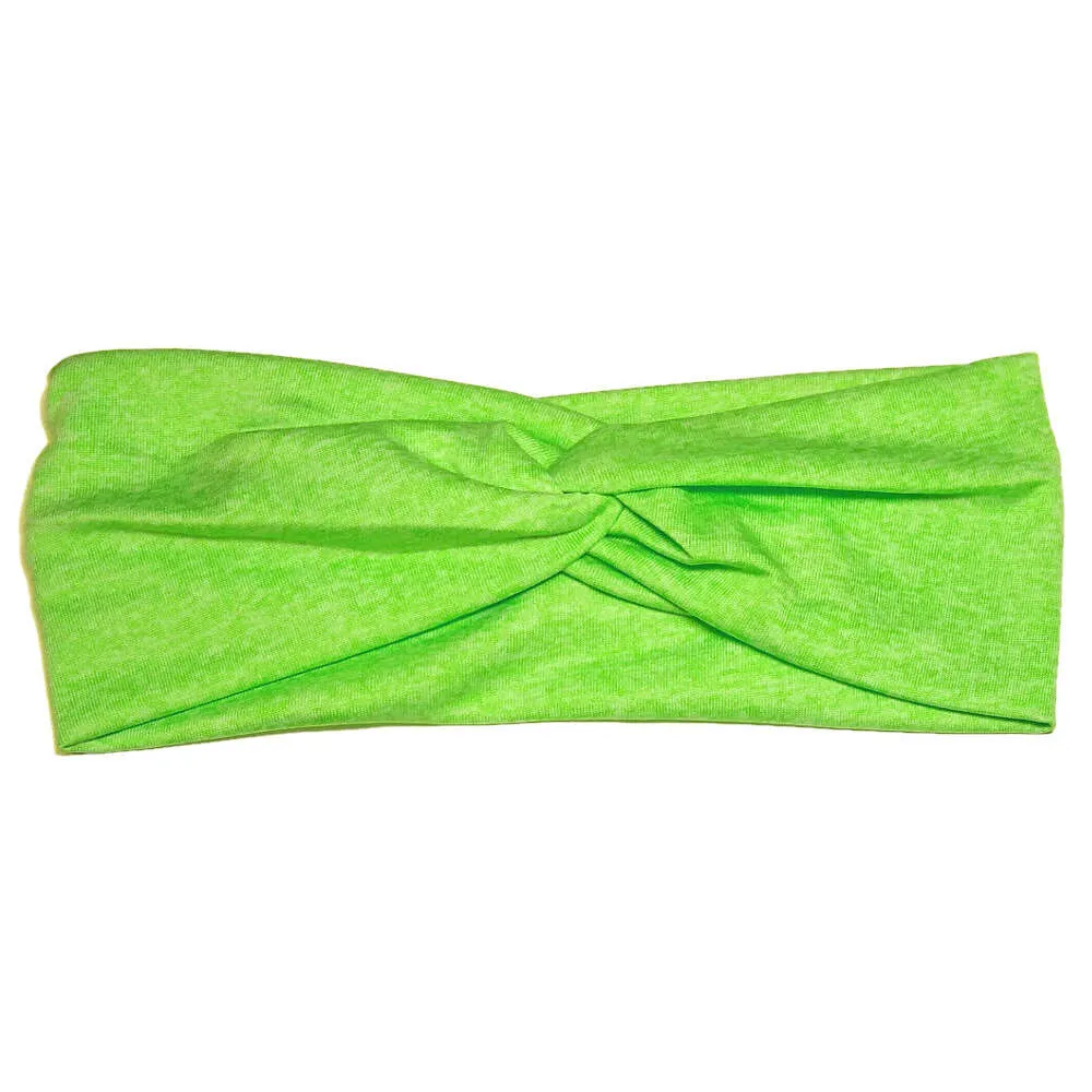 Wide Heathered Turban Twist Headbands