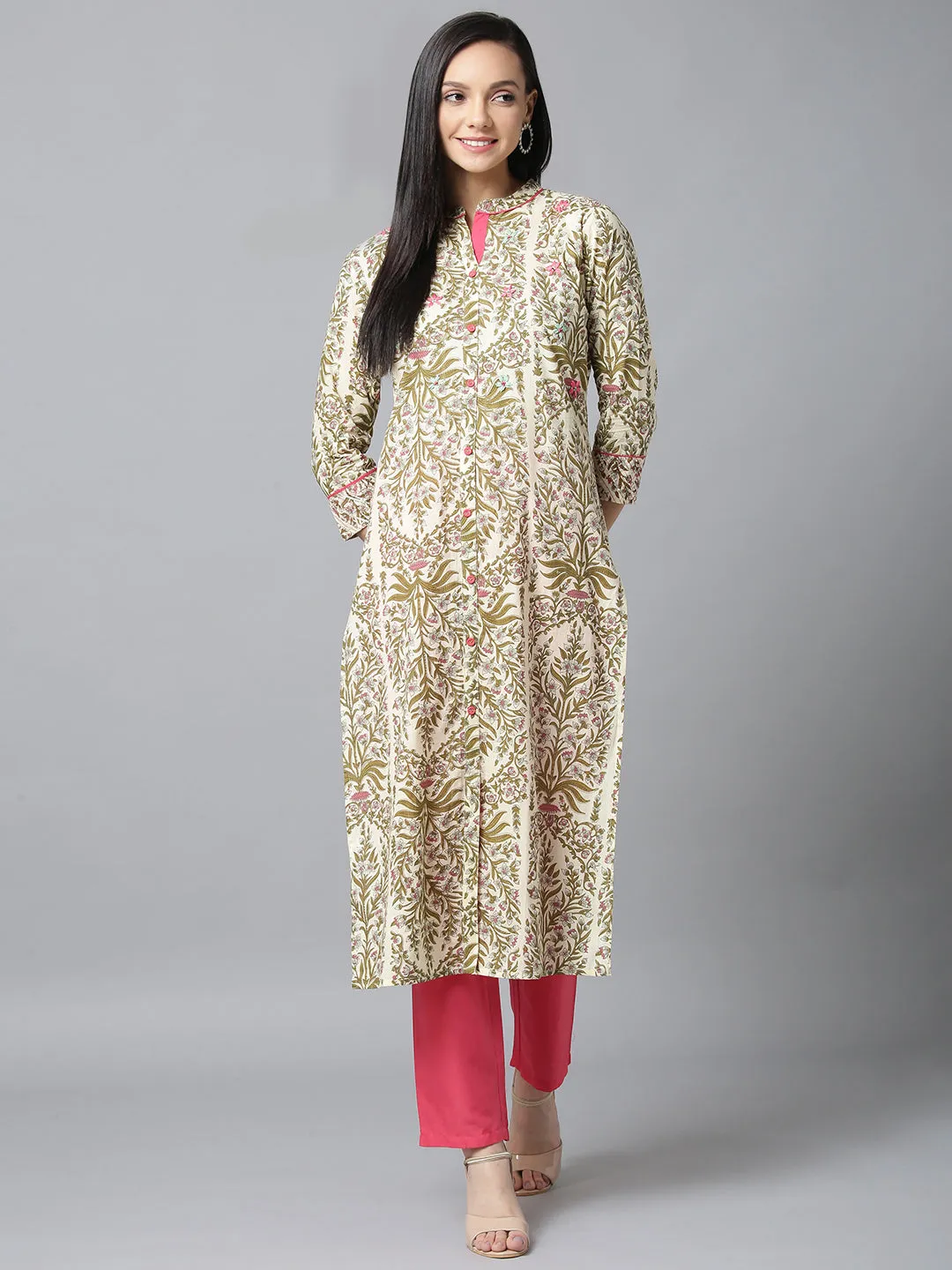 Women Multi Color Printed Kurta Set