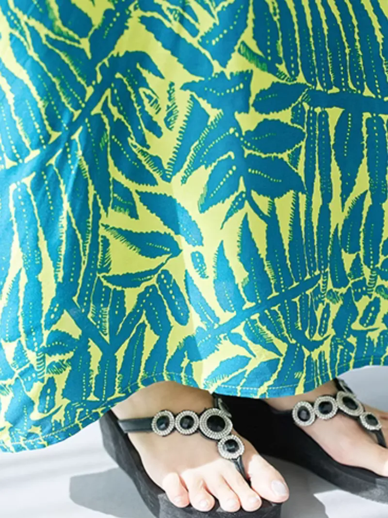 Women's Beach Wear Summer Printed Kaftan Dress