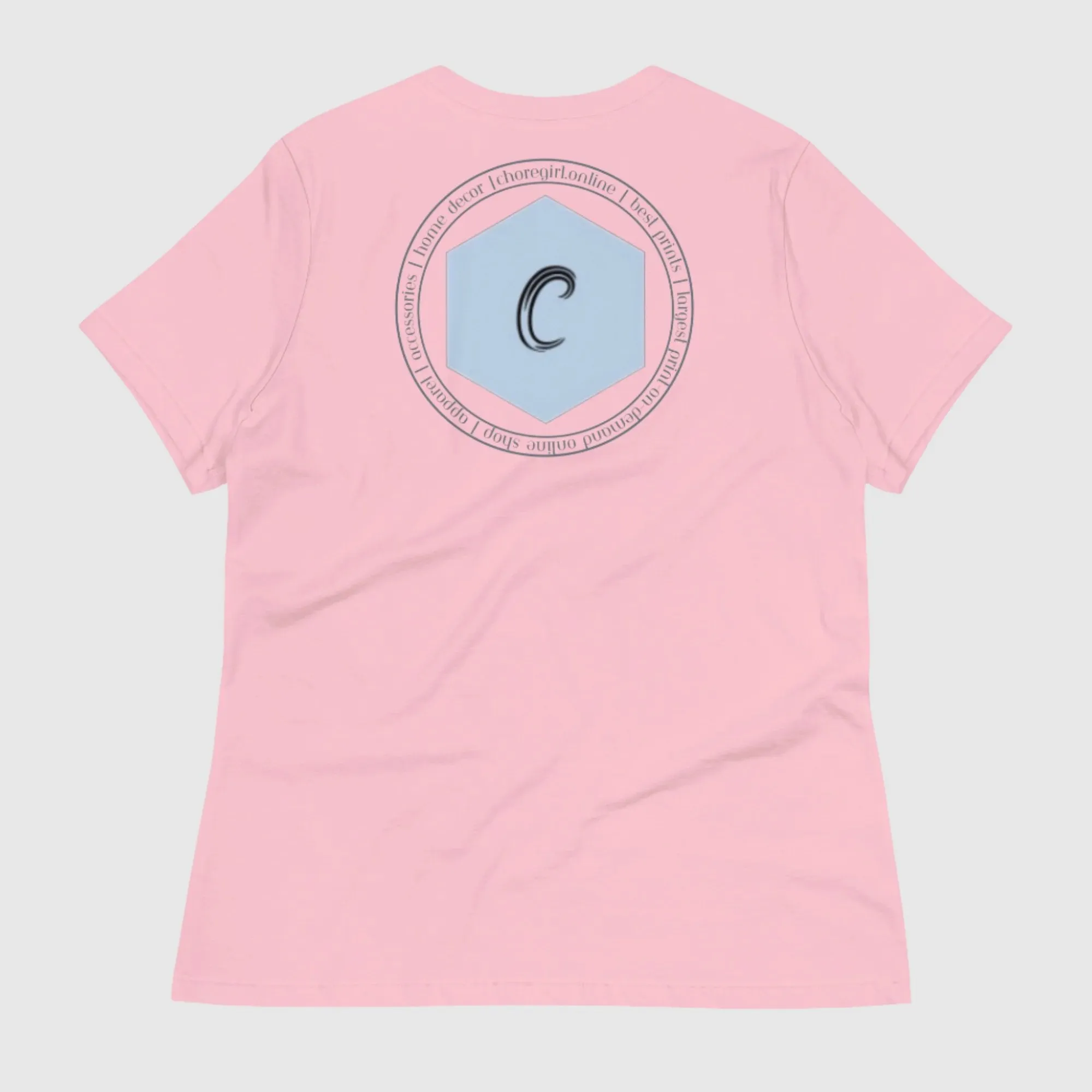 Women's Exclusive ChoreGirl Branded LOGO Relaxed T-Shirt