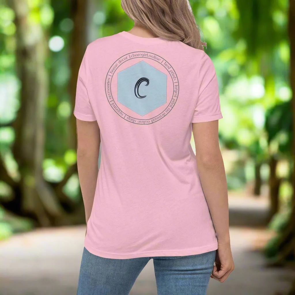 Women's Exclusive ChoreGirl Branded LOGO Relaxed T-Shirt