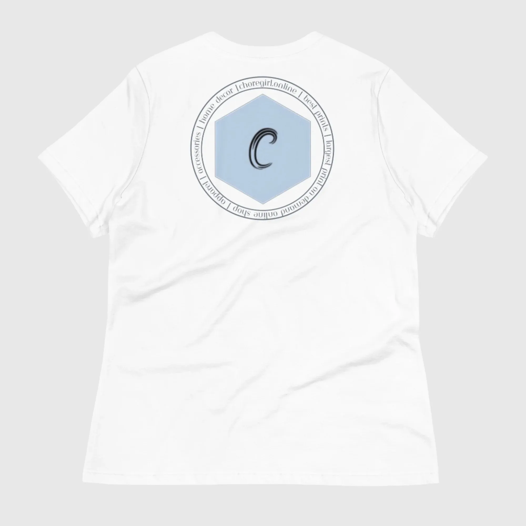 Women's Exclusive ChoreGirl Branded LOGO Relaxed T-Shirt