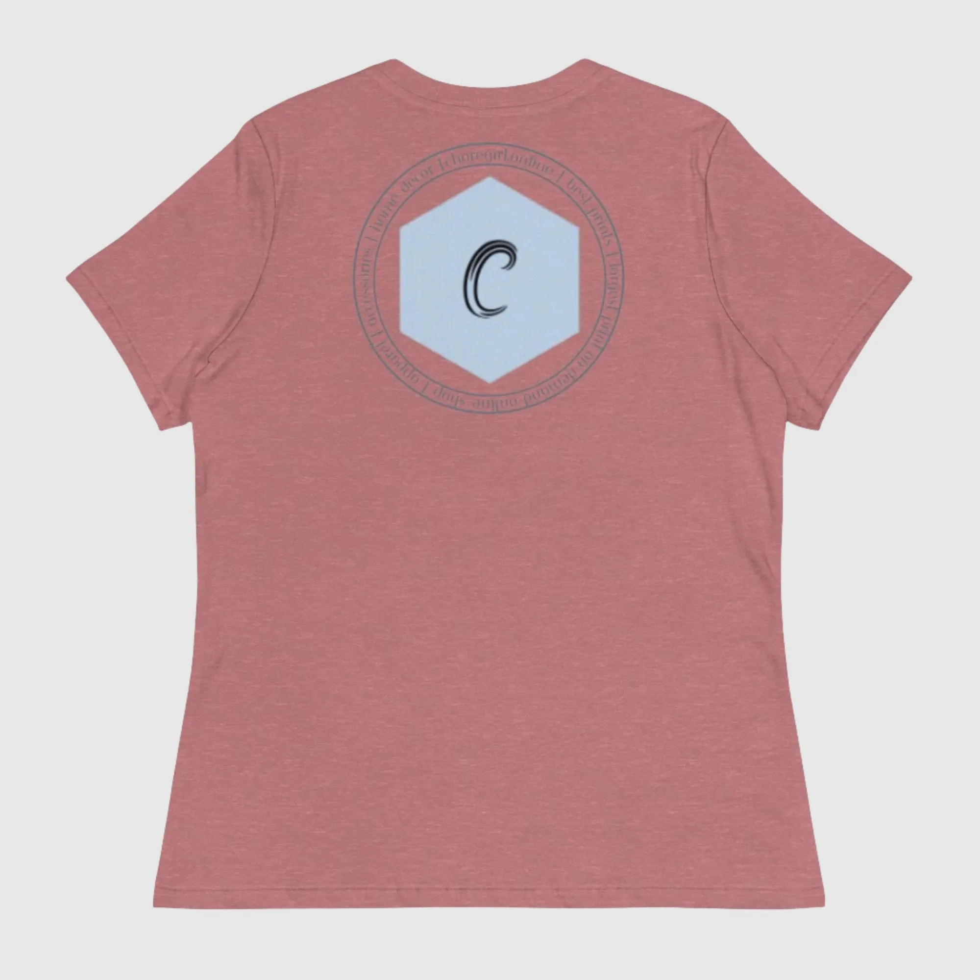 Women's Exclusive ChoreGirl Branded LOGO Relaxed T-Shirt