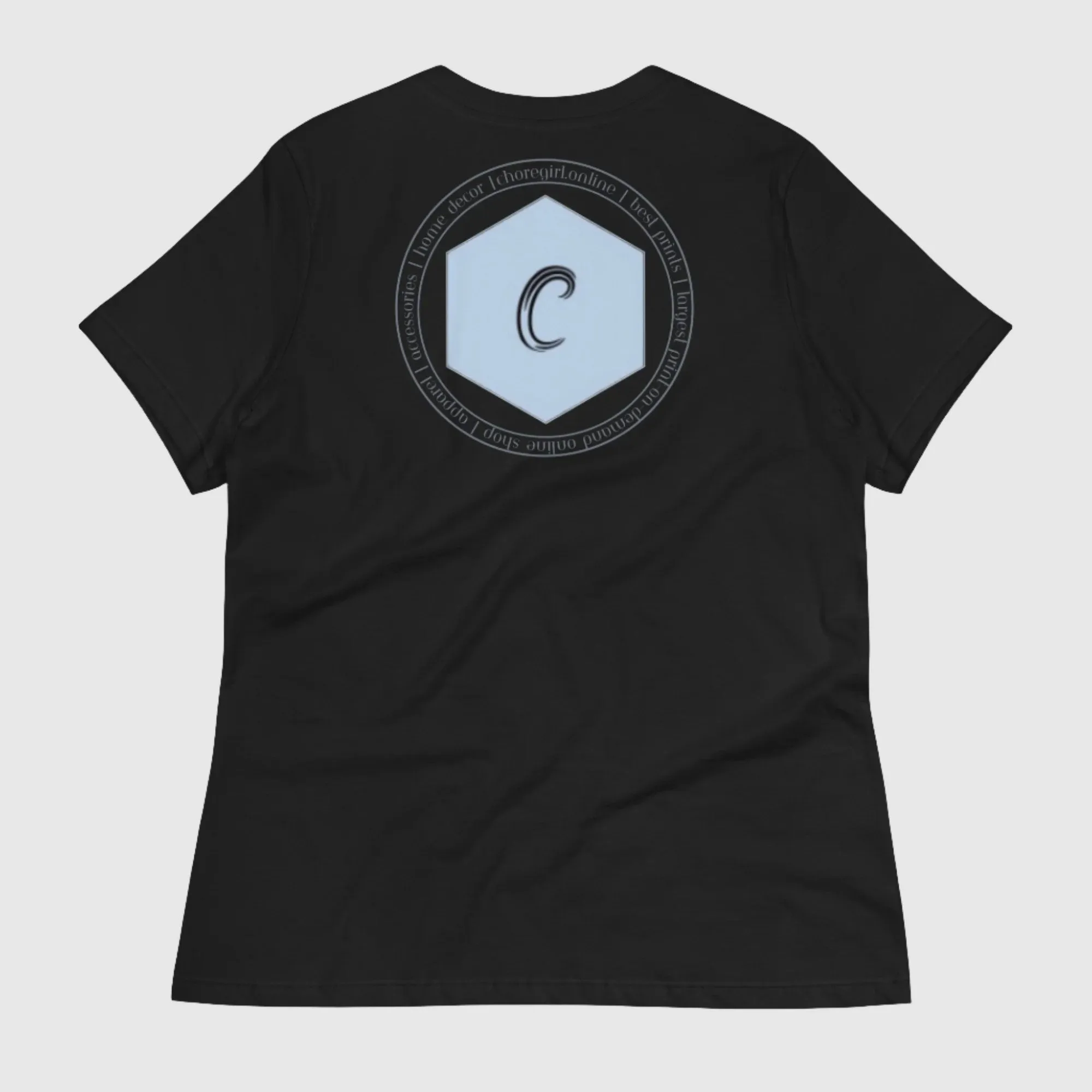 Women's Exclusive ChoreGirl Branded LOGO Relaxed T-Shirt