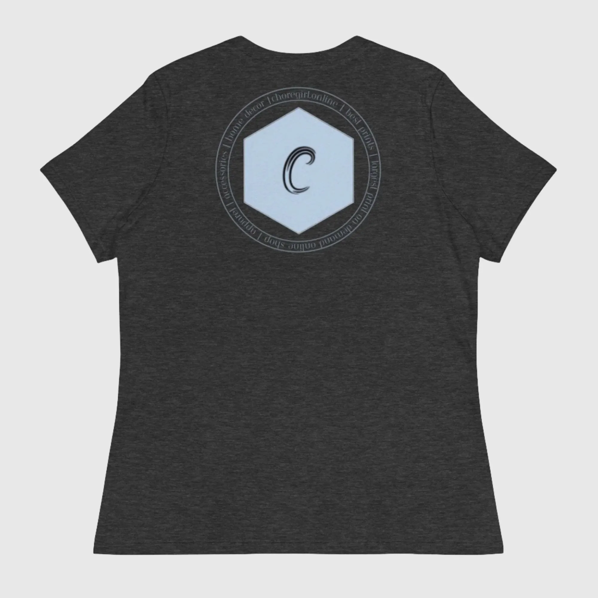 Women's Exclusive ChoreGirl Branded LOGO Relaxed T-Shirt