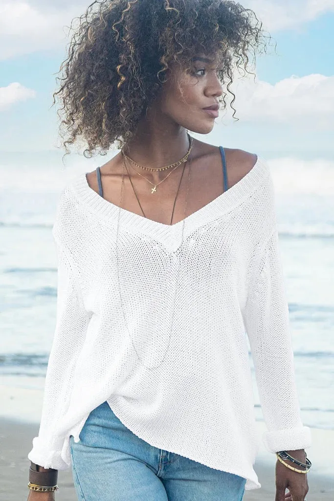 Wooden Ships Maggie V Cotton - BREAKER WHITE